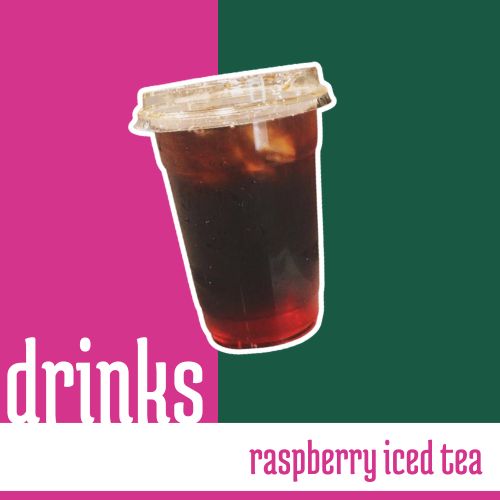 June Drinks - raspberry iced tea